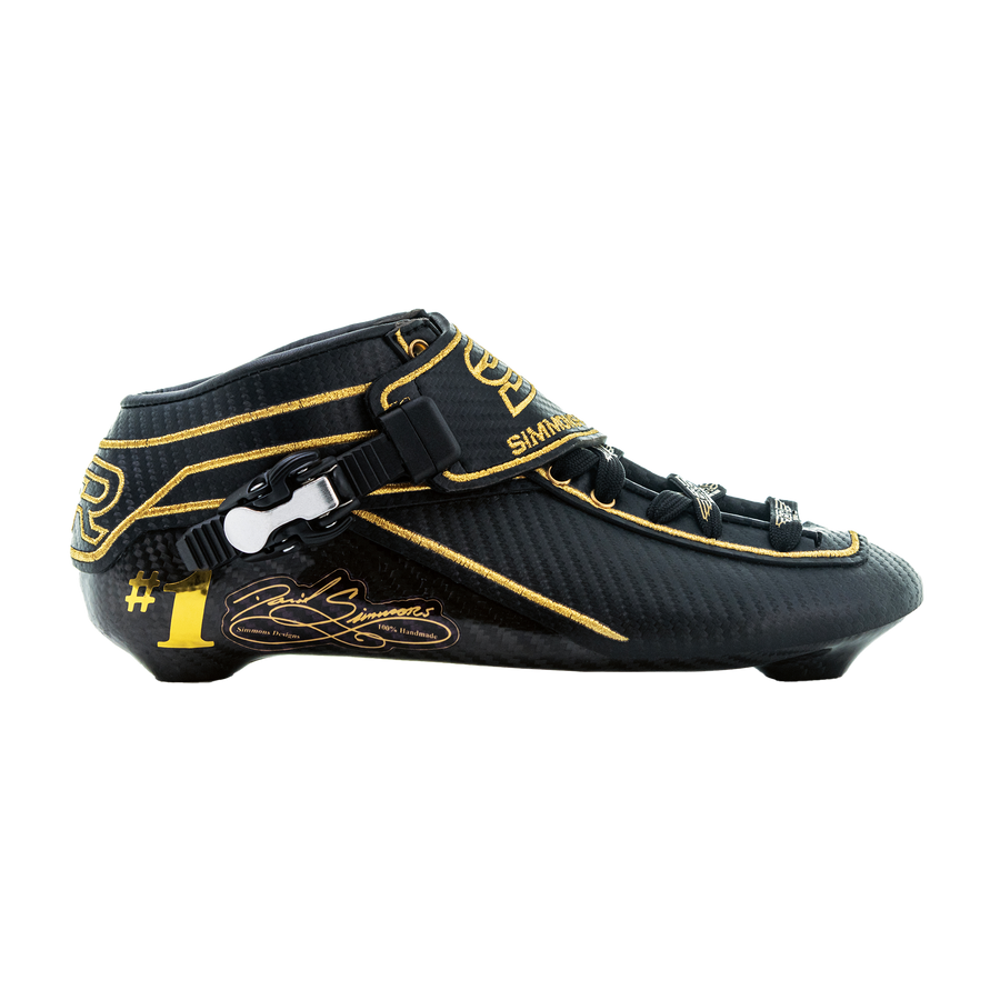 Simmons Rana Racing No #1 Boots (Black): Fully Customizable Pro Speed Skates – Simmons Rana ...