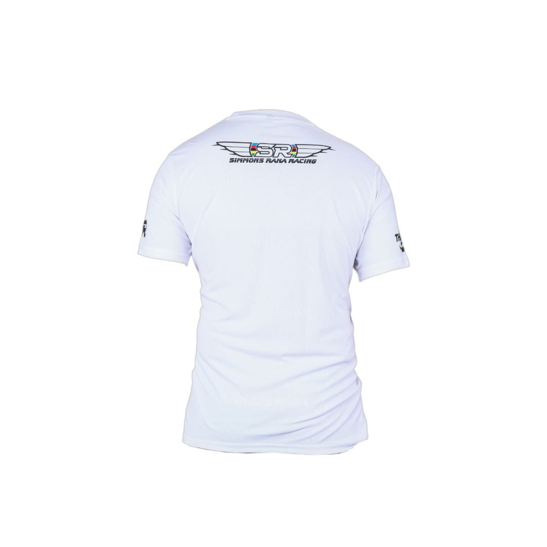 Casual Round Neck Tee - White